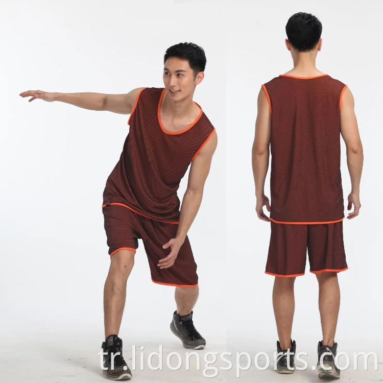 Toptan özel süblimasyon Yeni örnek basketbol üniforması en son tasarım basketbol forması